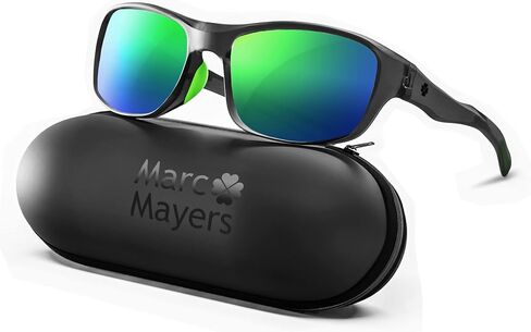 Polarized Sports Sunglasses for Men Women Fishing Running Cycling Baseball Hunting Driving, Floating Strap UV400 Lenses in Saudi Arabia