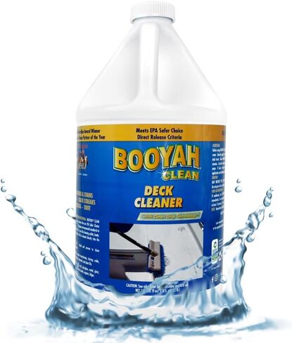 BooYah Clean Deck Cleaner – Works on Non-Skid and Flat Surfaces to Remove Grime, Stains, Fish Blood, Oil, Grease, Black Streaks, and Soot – Meets EPA Safer Choice Direct Release Criteria in Saudi Arabia