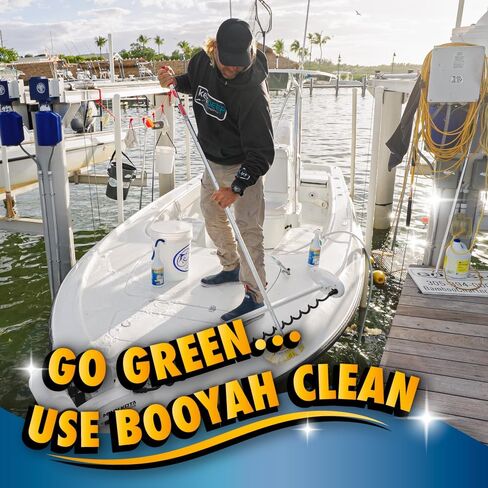 BooYah Clean Deck Cleaner – Works on Non-Skid and Flat Surfaces to Remove Grime, Stains, Fish Blood, Oil, Grease, Black Streaks, and Soot – Meets EPA Safer Choice Direct Release Criteria in Saudi Arabia