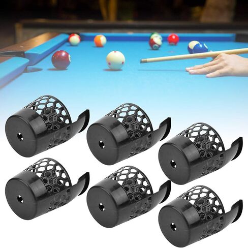 Billiard Pockets, Pool Table Drop Net, Lightweight 6Pcs for Black Eight Small Table in Saudi Arabia