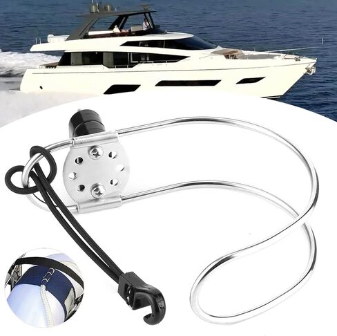 حامل تخزين حلقة حلقة الحياة للقارب، 4.5 بوصة من الفولاذ المقاوم للصدأ الصلب، حامل حلقة عوامة الحياة زاوية قابلة للتعديل، حامل على شكل حلقة الحياة لسفينة القوارب البحرية in Kuwait