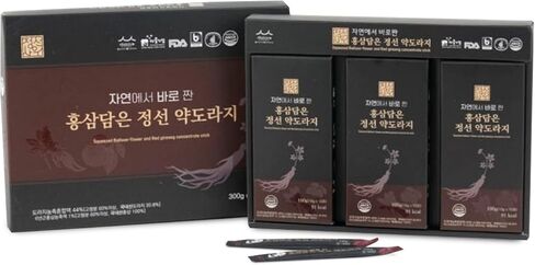 Bellflower Roots Extract & Red Ginseng Concentrate Liquid Syrup, Doraji Herb Supplement 300g (10g x 30EA) in Saudi Arabia