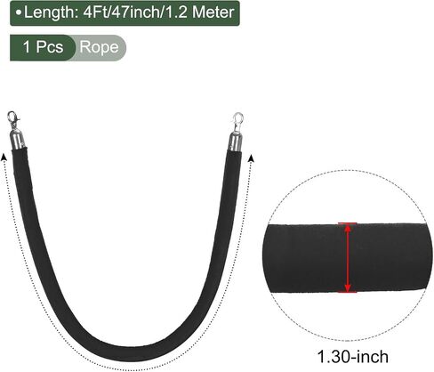YOKIVE Pink Velvet Stanchion Rope Crowd Control Barrier Rope, Manage The Crowd, Great for Hotels, Theaters, Ticket Offices (Golden, 8 Feet) in Saudi Arabia