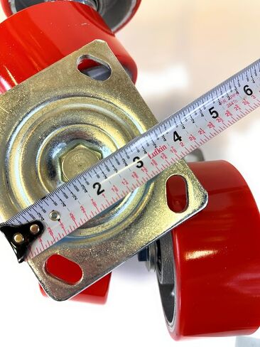 عجلات دوارة شديدة التحمل مقاس 5 × 2 مزودة بمداس من البوليستر، مجموعة مكونة من 4 عجلات دوارة in Kuwait