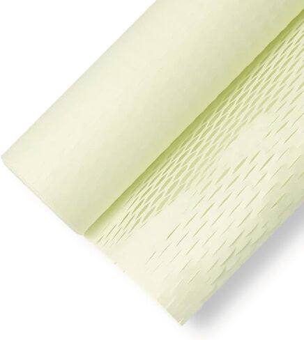 DzdzCrafts Honeycomb Packing Paper, 50 Sheets 10""W x 12""L / 12"" x 41 ft Pre-cut Biodegradable Cushion Bubble Kraft Paper Protective Wrap for Gift Packaging Shipping Mailing, Cherry Red in Saudi Arabia