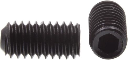 براغي مجموعة مقابس Prime-Line 9185804، متري، M4-0.7 X 8 مم، فولاذ مطلي بأكسيد أسود (10 عبوات) in Kuwait