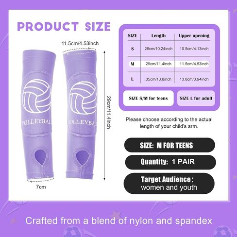 Shappy 2 Pcs Volleyball Arm Sleeves Forearm Sleeves Volleyball Arm Pads for Boys Girls Teen Youth Wrist Guard in Saudi Arabia