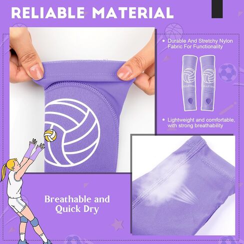 Shappy 2 Pcs Volleyball Arm Sleeves Forearm Sleeves Volleyball Arm Pads for Boys Girls Teen Youth Wrist Guard in Saudi Arabia
