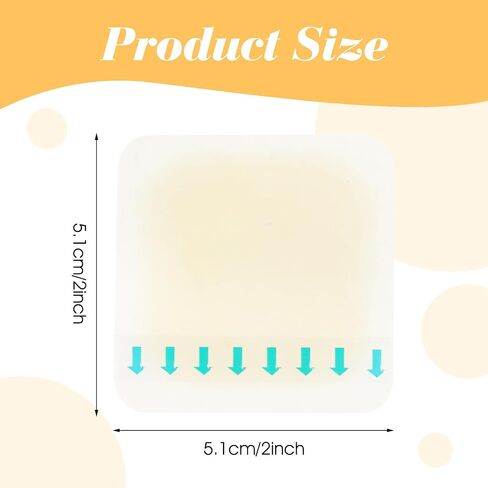 Sibba Heel Pads 10 Pcs Blister Cushions Waterproof Bunions Patch Self Sticky Patch Hydrocolloid Bandages Portable Bandage Pad Fit Foot Care, Toe, Grind Feet, Travel, Sport in Saudi Arabia