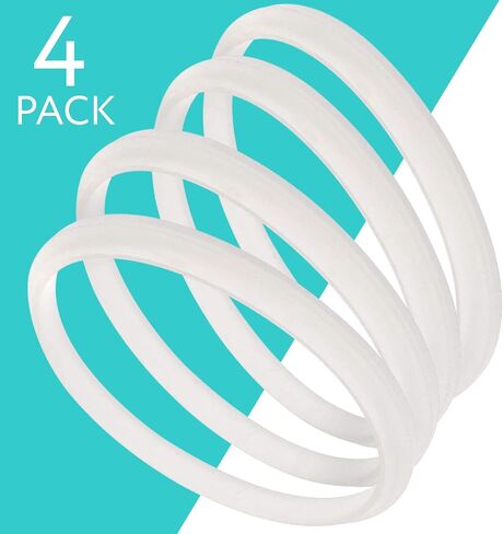 IMPRESA [4 Pack] Wide Cap Gasket For Klean Kanteen Cafe Cap - No BPA, Phthalate or Latex O'Rings/Seals - Maintenance Kit in Saudi Arabia