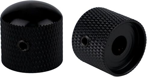 3Pcs Metal Guitar Volume Tone Konbs Black Dome Guitar Speed Control Knobs with Allen Keys Screws Set for Fender Strat Telecaster Gibson Les Paul Guitar Bass Accessories (Matte Black) in Saudi Arabia