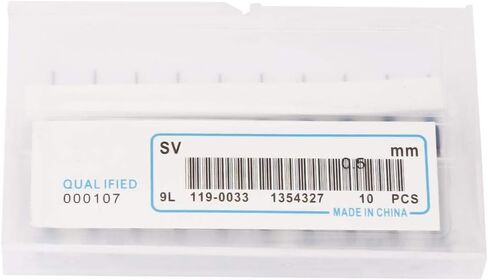 10 قطع من قاطعة الطحن المخروطية، قاطعة طحن كربيد التنجستن، مطحنة نهاية مطلية باللون الأزرق من كربيد التنجستن لآلة نقش PCB لمعالجة النحاس البلاستيكي PCB (0.5 مم) in Kuwait