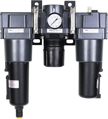 ExelAir EX55FRL40A-08M 1" NPT Metal FRL Air Filter Regulator and Lubricator System in Saudi Arabia