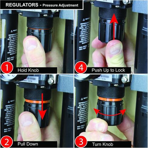 ExelAir EX55FRL40A-08M 1" NPT Metal FRL Air Filter Regulator and Lubricator System in Saudi Arabia