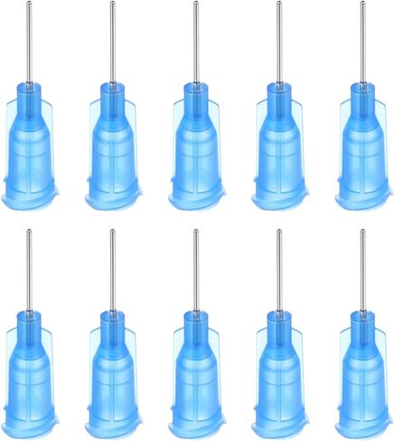 باتيكل 14Ga × 0.5 بوصة نصائح إبرة الاستغناء، 10 قطع الفولاذ المقاوم للصدأ والبلاستيك الغراء إبرة أنبوب نصائح حادة مع قفل Luer لقضيب زيت الغراء، الفاكهة الخضراء in Saudi Arabia