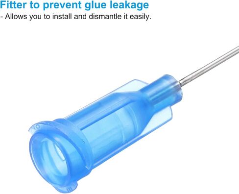 باتيكل 14Ga × 0.5 بوصة نصائح إبرة الاستغناء، 10 قطع الفولاذ المقاوم للصدأ والبلاستيك الغراء إبرة أنبوب نصائح حادة مع قفل Luer لقضيب زيت الغراء، الفاكهة الخضراء in Saudi Arabia