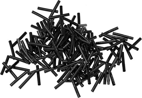Heat Shrink Tubing 50mm(1.97 in) Dia 1M(3.28 ft) Long 2:1 Ratio Wire Connectors Kit Wrap Tube Can Be Used for Batch Shrinkage Treatment Waterproof Loom Gun Electrical Tape Polyolefin Black in Saudi Arabia