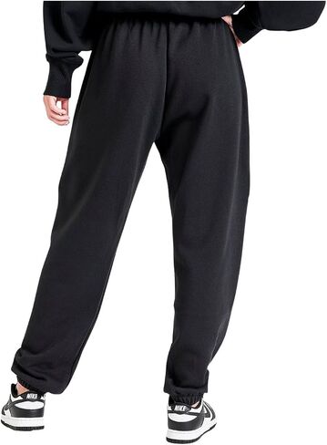 Nike Sportswear Club Fleece Mid-Rise Oversized Sweatpants Womens Size - Medium Black/White in Saudi Arabia