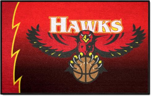 FANMATS 35225 Atlanta Hawks Starter Mat Accent Rug - 19in. x 30in. in Saudi Arabia