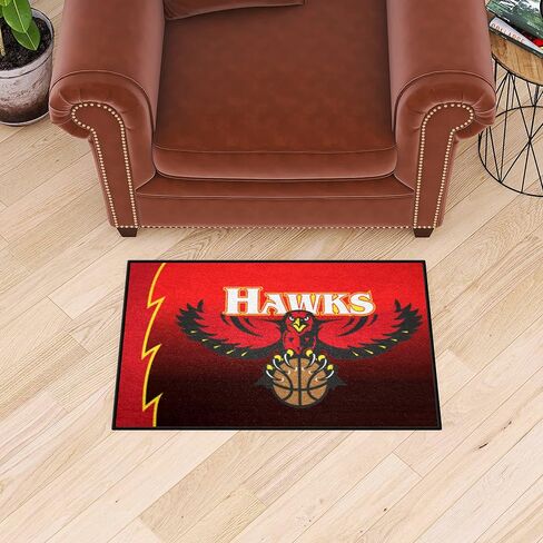 FANMATS 35225 Atlanta Hawks Starter Mat Accent Rug - 19in. x 30in. in Saudi Arabia
