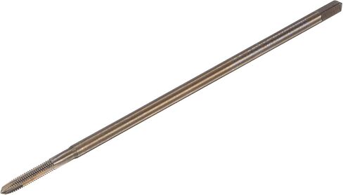 uxcell Spiral Point Threading Tap M5 x 0.8, Metric Cobalt HSS (High Speed Steel) Titanium Plated Machine Straight Flute Thread Tap H2 Tolerance Grade in Saudi Arabia