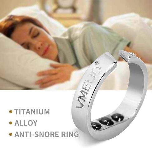 Anti-Snoring Ring, 3sizes Anti Snoring Ring Snoring Antiper Snoring, Sleep Breathing snoring, Improve Breathing, Anti Snore & Sleeping Breath Acupressure Massage Anti Snore Device[L] in Saudi Arabia