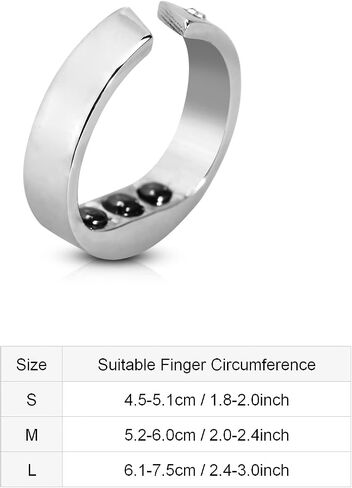 Anti-Snoring Ring, 3sizes Anti Snoring Ring Snoring Antiper Snoring, Sleep Breathing snoring, Improve Breathing, Anti Snore & Sleeping Breath Acupressure Massage Anti Snore Device[L] in Saudi Arabia