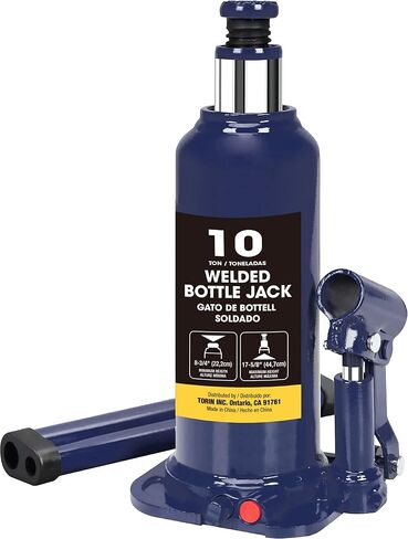 BIG RED T90203B-1 Torin Hydraulic Welded Bottle Jack, 2 Ton (4,000 lb.) Capacity, Red in Saudi Arabia