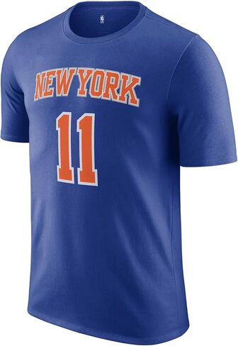 Jalen Brunson New York Knicks NBA Kids Youth 4-20 Blue Icon Edition Performance Jersey T-Shirt in Saudi Arabia