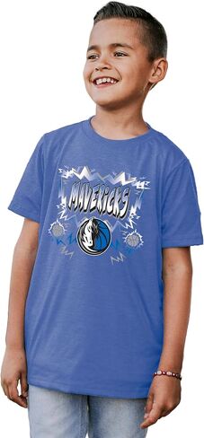 Blue 84 Unisex Kid's NBA Officially Licensed Youth Tri-Blend T-Shirt Basketball Team Color in Saudi Arabia
