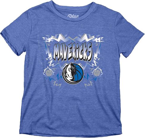 Blue 84 Unisex Kid's NBA Officially Licensed Youth Tri-Blend T-Shirt Basketball Team Color in Saudi Arabia