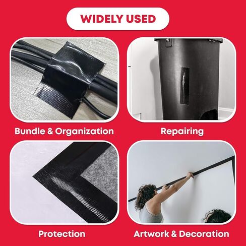 شريط لاصق بحجم مناسب للسفر من Ever Ready - لفة صغيرة مسطحة بحجم الجيب - مثالية للإصلاحات وحالات الطوارئ الخارجية والحرف اليدوية - 1.88 بوصة × 5 ياردات لكل عبوة in Kuwait