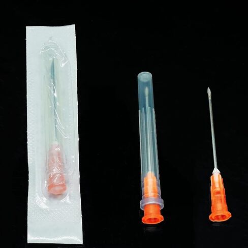 100Pack 25Ga 1 Inch/25mm Disposable Lab Utensils Individually Sealed Wrapped in Saudi Arabia