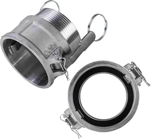 1 1/2 Inch Camlock Fittings Part B Aluminum Male NPT Threads Cam Lock Hose Fittings Couplings (Camlock B150) in Kuwait