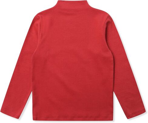 CUNYI Mock Neck Shirts for Kids Girls Boys Long Sleeve Tops Unisex Tees in Saudi Arabia