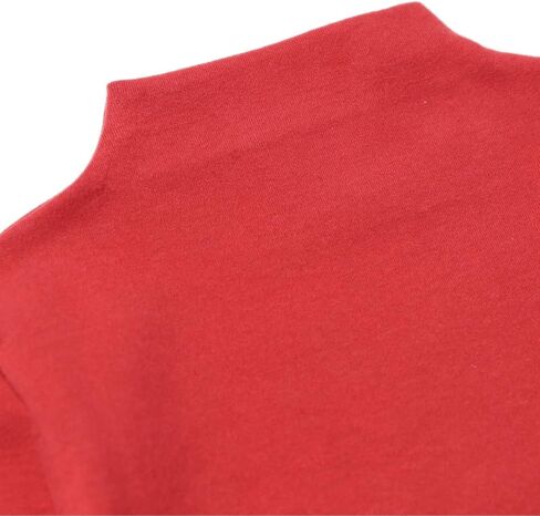 CUNYI Mock Neck Shirts for Kids Girls Boys Long Sleeve Tops Unisex Tees in Saudi Arabia