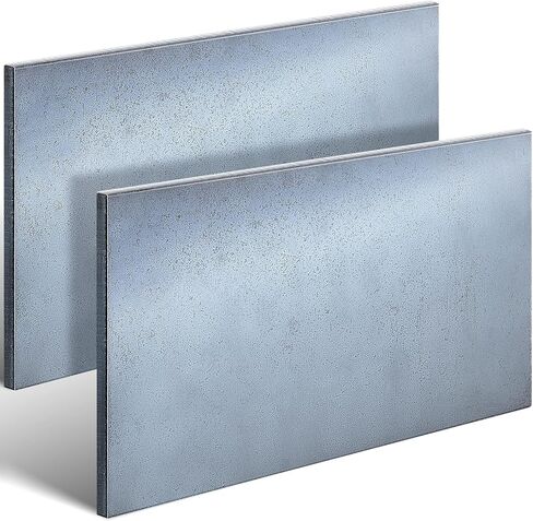 2 Pcs 1/8'' x 3'' x 12'' Hot Rolled Mild Steel Plate Steel Flat Plate Sheet Weldable Steel Flat Stock Black Metal Sheet for Cutting, Industrial Machinery Manufacturing Residential Structure in Saudi Arabia
