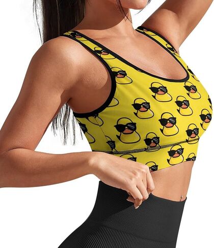 Sports Bras for Women Funny Yoga Crop Tank Tops for Exercise Athletic Workout Running Cycling Gym S-2XL in Saudi Arabia
