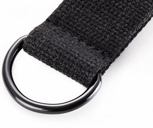 أشرطة حلقية لمصلح البيلاتس: أشرطة بمقبض مزدوج مع حلقة على شكل حرف D لمعدات اللياقة البدنية. أشرطة تمارين اللياقة البدنية للقدمين لتمارين اليوغا والجيم المنزلي in Kuwait