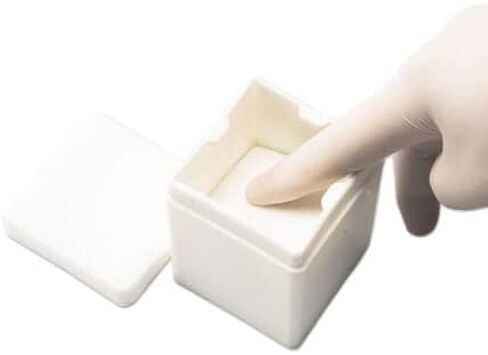 Dental Medical Gauze Sponge Dispenser Holder 2"x 2" Spring Loaded Plastic White (1Pc) in Saudi Arabia