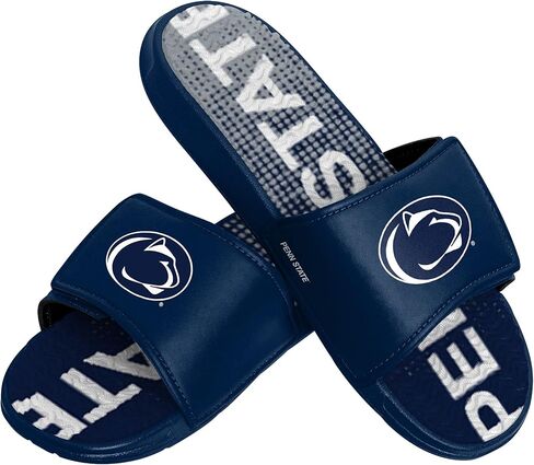 FOCO Penn State Nittany Lions NCAA Mens Gradient Wordmark Gel Slide - L in Saudi Arabia