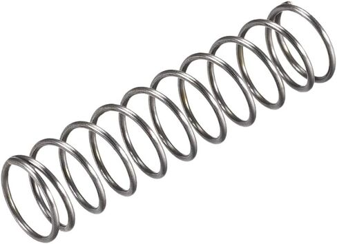 uxcell Compression Spring,10mm OD, 0.8mm Wire Size, 15mm Compressed Length, 30mm Free Length,30N Load Capacity,Gray,20pcs in Saudi Arabia