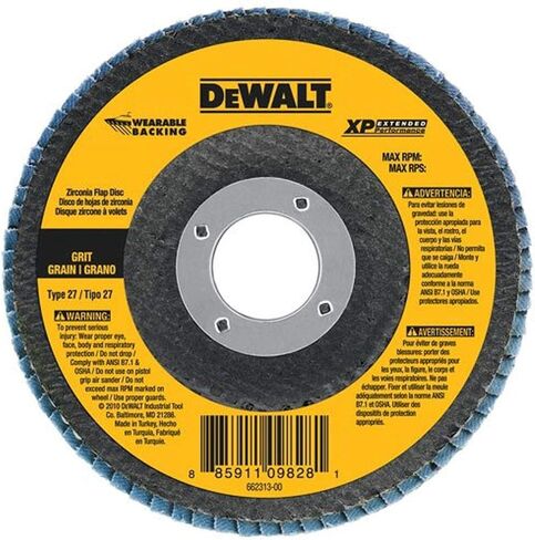 DEWALT DW8252 4-1/2-Inch by 7/8-Inch 80g XP Flap Disc in Saudi Arabia