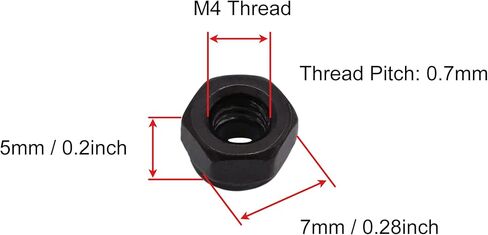 M2.5 x 0.45 مللي متر نايلون إدراج صواميل سداسية ، الكربون الصلب الأسود الزنك مطلي عرافة قفل المكسرات متري الخشنة المواضيع 50 قطعة in Kuwait