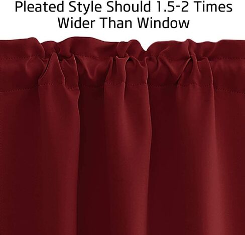 NICETOWN Bathroom Window Curtains - Rod Pocket Blackout Curtains Small Window Short Drapes for Kitchen Bedroom Living Room Kids Nursery Room RV, W29 x L30 inch per Panel, Pure White, 2 Panels in Saudi Arabia
