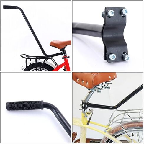 Wakauto Cycling Bike Safety Trainer Handle Balance Push Bar，Bicycle Pole Trainer for Kids Children Learn Cycling Auxiliary Vehicle Bike Tool in Saudi Arabia
