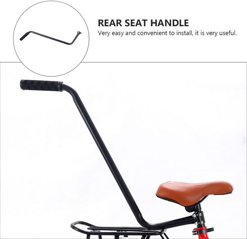 Wakauto Cycling Bike Safety Trainer Handle Balance Push Bar，Bicycle Pole Trainer for Kids Children Learn Cycling Auxiliary Vehicle Bike Tool in Saudi Arabia