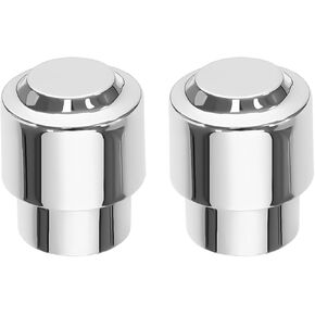2 Pcs Plastic Guitar Barrel Switch Tip 3 Way Pickup Selector Switch Knob Guitar Switch Knob Fits Cross Inner Diameter for U.S./Import Tele Telecaster Chrome
