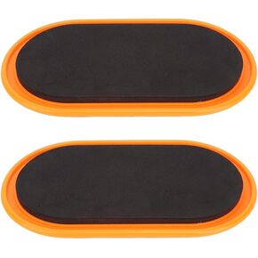2Pcs Fitness Sliders Oval Yoga Sliding Disks Exercise Sliding Plates Sports Fitness Disc Training Slider Exercise Workout Slide Mat Workout Equipment