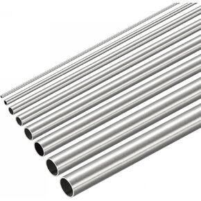 uxcell 304 Stainless Steel Tube 1mm 2mm OD x 0.3mm Wall Thick, 3mm 4mm 5mm 6mm 7mm 8mm OD x 0.4mm Wall Thick 300mm Length Pack of 8